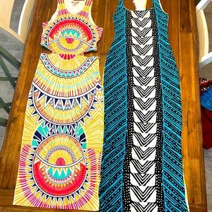 Two Mara Hoffman dresses. Size m for $20 total!